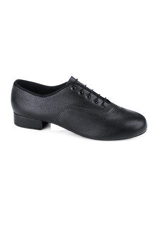 Freed of London Mens Ballroom Dance Shoes 6692-Black Leather