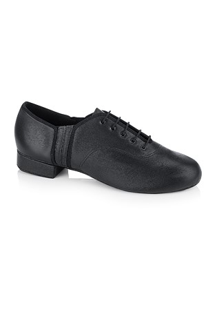 Freed of London Mens Ballroom Dance Shoes Modern Flex-Black Leather