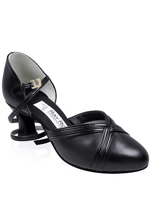 Ray Rose Geranium Smooth Shoes-Black Leather