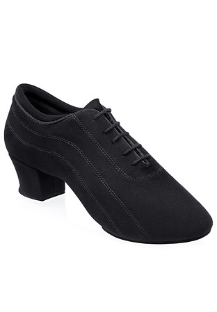 Ray Rose Zephyr Mens Latin Shoes 447-Black Suede
