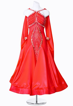 Blushing Romance Ballroom Gown MFB0252