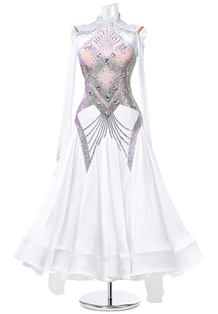 Diamante Halter Ballroom Dress MQB251