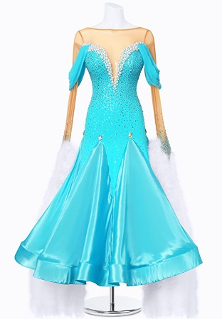 Frozen Pearl Ballroom Gown MF-B0352