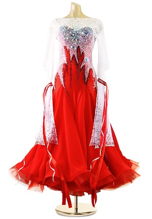Miraculous Ice And Fire Ballroom Gown PCWB18014