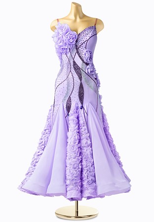 Floral Fairytale Dance Performance Dress w/ Float PCED18003A