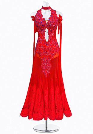 Ravishing Ruby Ballroom Gown AMB3017-A