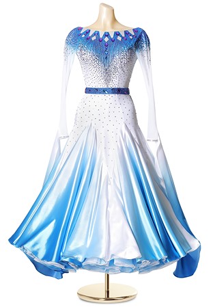 Crystal Sky Cloud Ballroom Gown PCWB19146