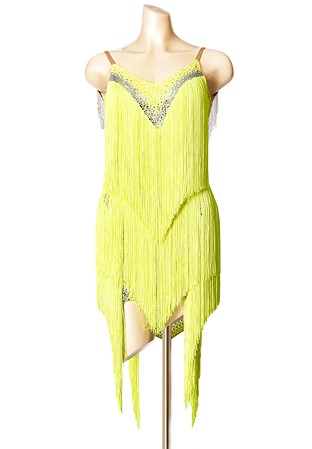Spotlight Latin Fringe Dress PCWL19011