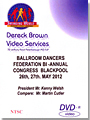 2012 Ballroom Dancers Federation Int'l Congress DVD (4DVDs)