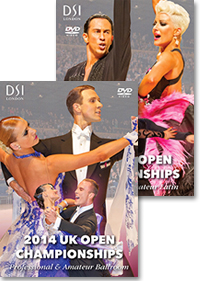 2014 UK Open Dance Championships DVD - Ballroom & Latin Set (4 DVD)