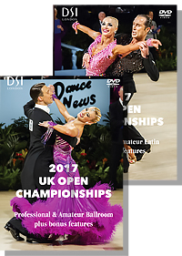 2017 UK Open Dance Championships DVD - Ballroom & Latin Set (4 DVD)