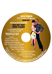 DVIDA American Rhythm Gold East Coast Swing Syllabus DASDJ325