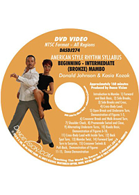 American Style Rhythm Bronze Mambo DASDJ274
