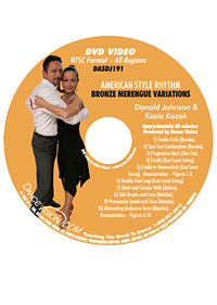 American Style Rhythm Bronze Merengue Variations DASDJ191