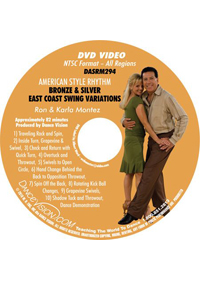 American Style Rhythm Bronze & Silver East Coast Swing Variations DASRM294