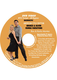 American Style Rhythm Bronze & Silver Rumba Variations DASRM293