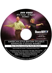 American Style Rhythm Syllabus Advanced II (Gold) Mambo DASRM64