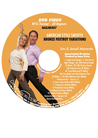 American Style Smooth Bronze Foxtrot Variations DASJM207