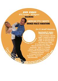 American Style Smooth Bronze Waltz Variations DASJM206