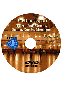 Bronze II Line Dancesport International Rumba, American Samba, Rumba, Merengue DILDSF06
