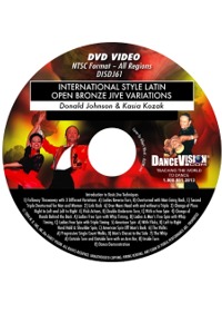 International Style Latin Open Bronze Jive Variations DISDJ61