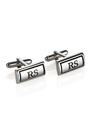 RS Atelier Cufflinks w/ RS Logo-Silver