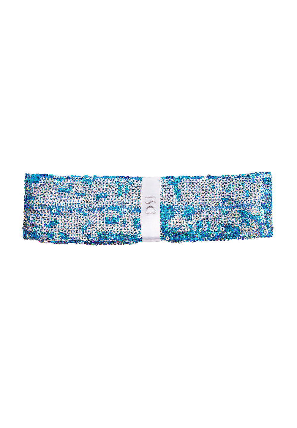 blue sequin belt