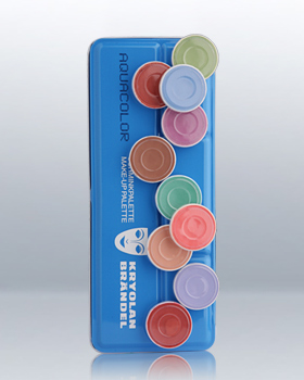 Aquacolor Interferenz Wet Makeup 12 Shades Palette 1144