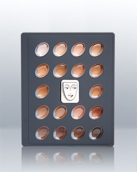 Kryolan High Definition Micro Foundation Cream Mini Palette 19018