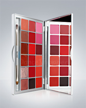 Kryolan Lip Rouge 18 Colors Palette 5228