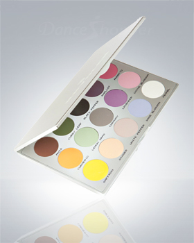 Kryolan Viva Brilliant Color Medley Matt 15 Colors 9115/01