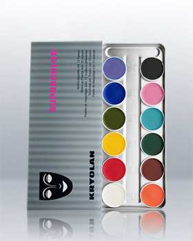 Supracolor Cream Makeup 12 Colors Palette 1004
