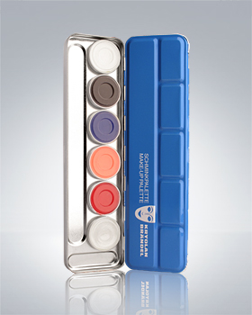 Supacolor 6 Colors Cream Foundation Palette 1007