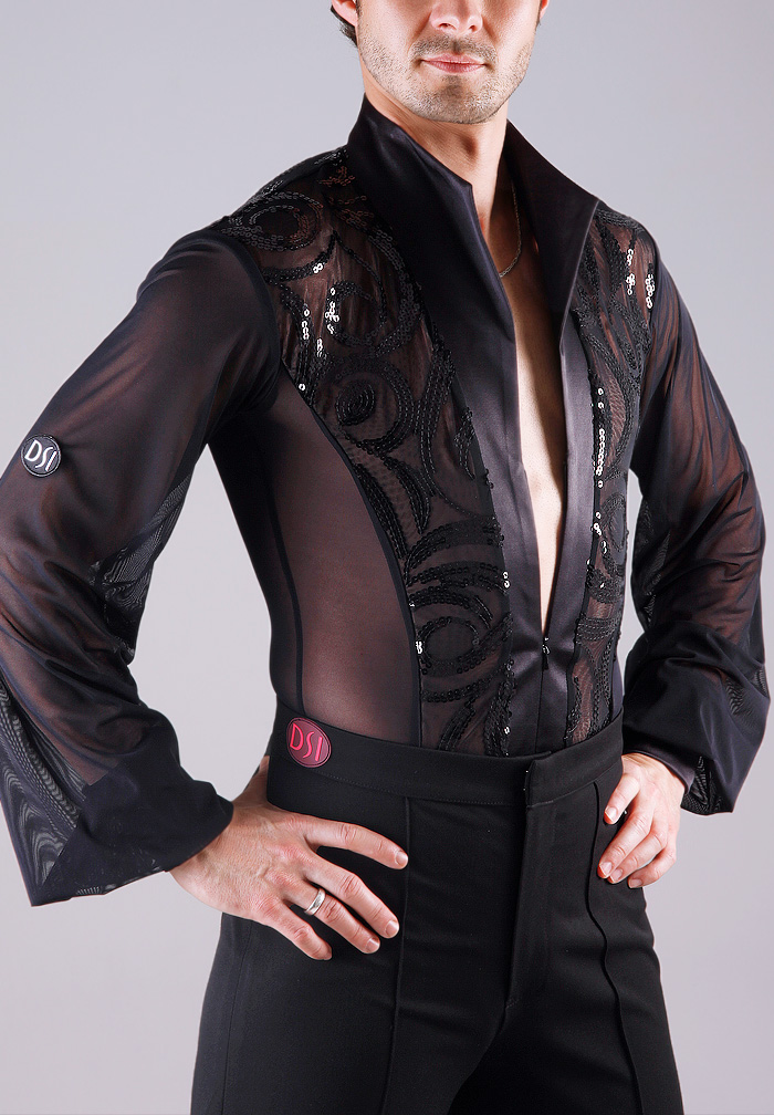 DSI Mens Daniel Latin Dance Shirt Dancewear