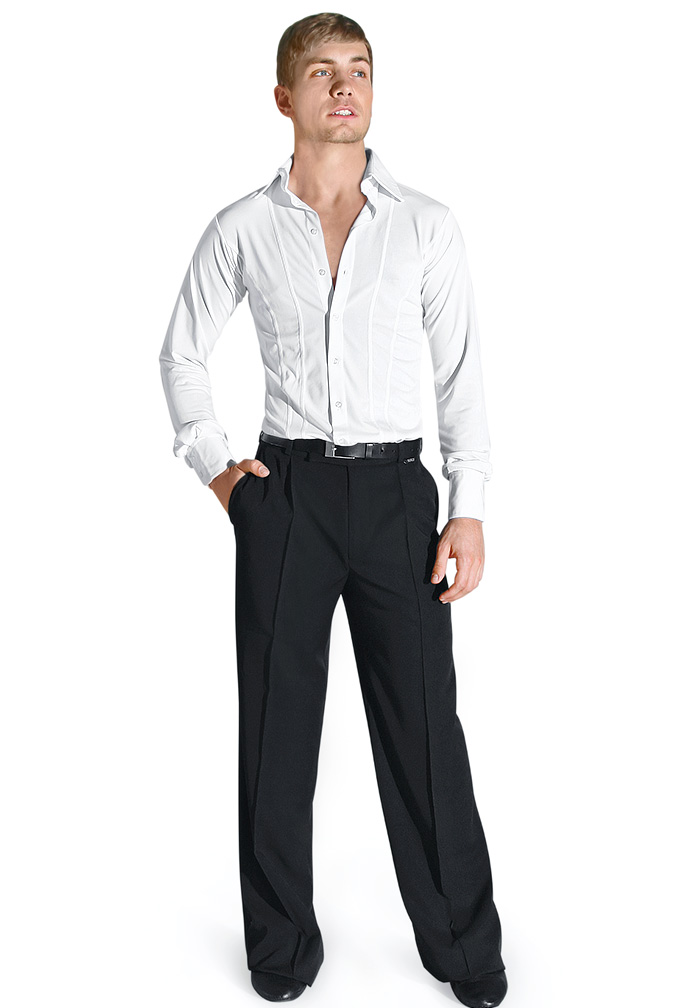 Maly Mens Ballroom Trousers with Pockets MF62403 Dancewear