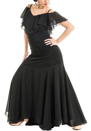 Victoria Blitz Ballroom Dance Dress ST013NOSL-Black
