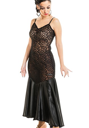 Victoria Blitz Ballroom Dance Dress ST016-Black