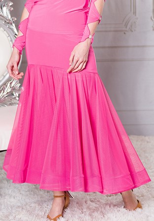 Dance America S215 - Long Nimbus Skirt-Pink