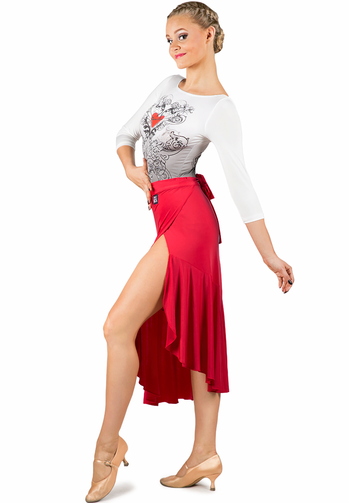 Dance Box Ida Latin Wrap Skirt P14120045 Skirts
