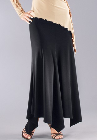 Zdenka Arko Ballroom Dance Skirt S502-Black