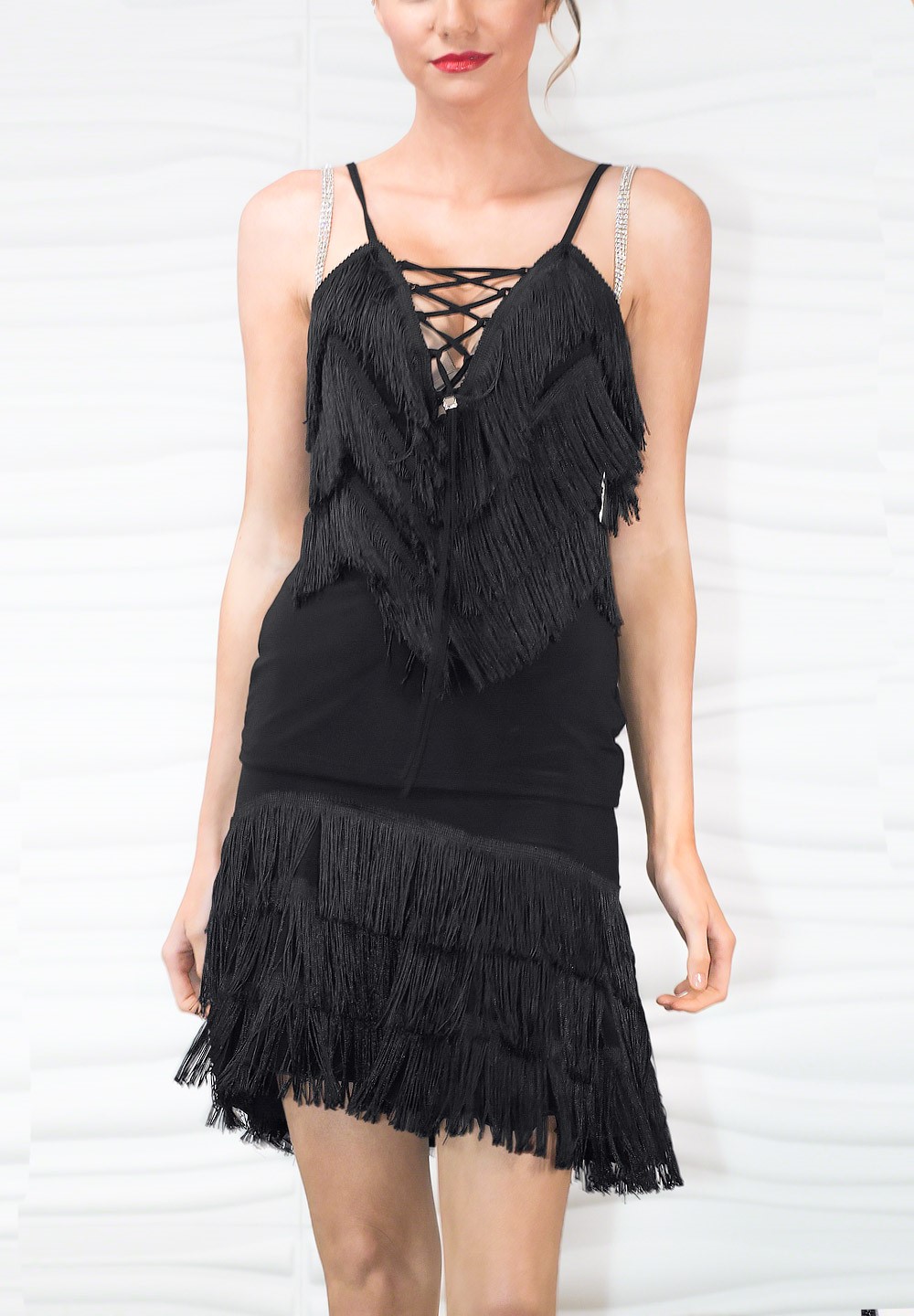 Dance America T726 Salsa Fringe TopTops