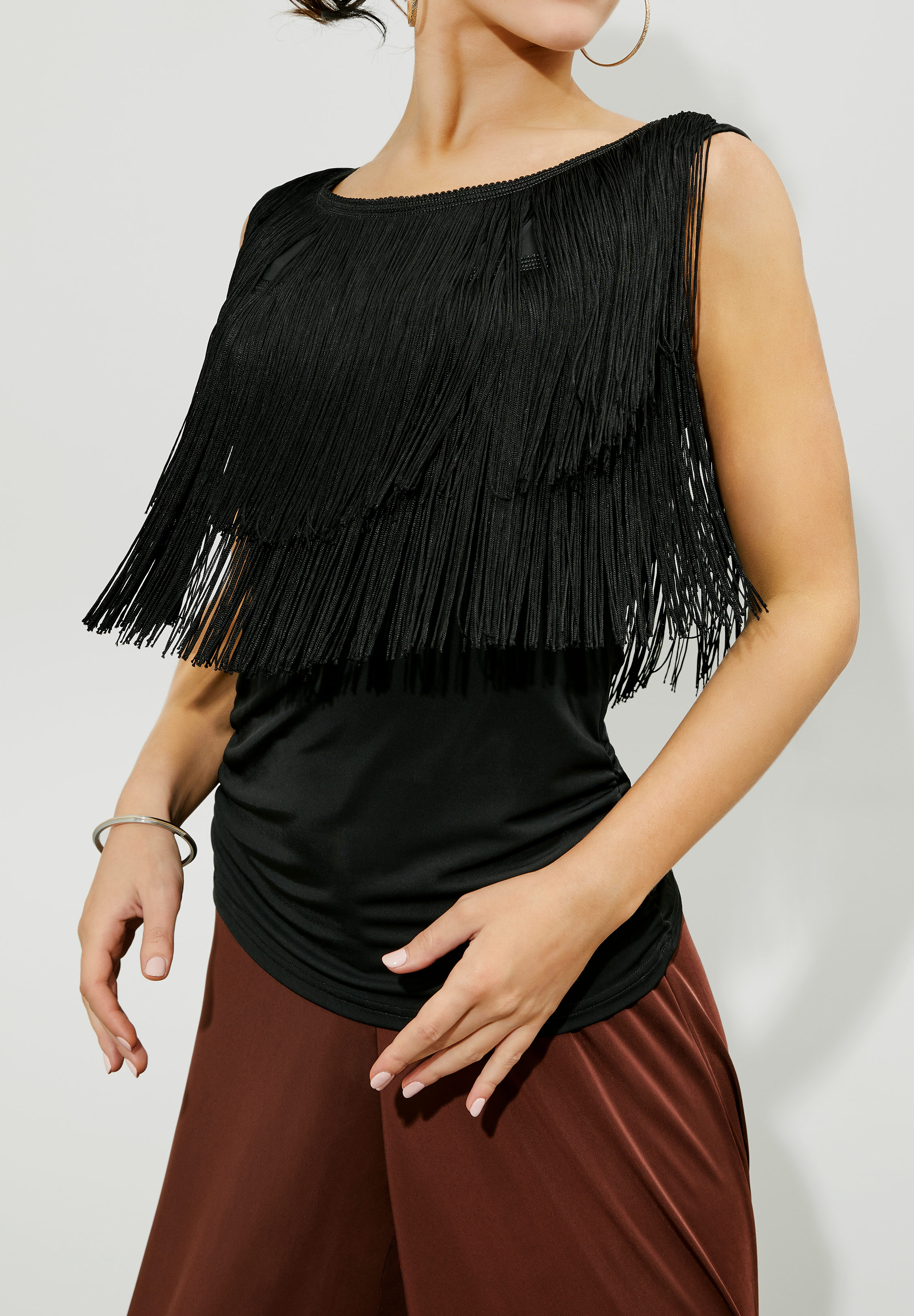 Je Dor Fringe Heaven Latin Dance Top E8687 Tops