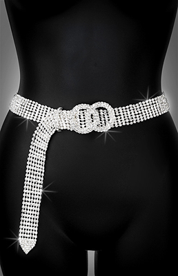 DS Rhinestone 1" Belt 10