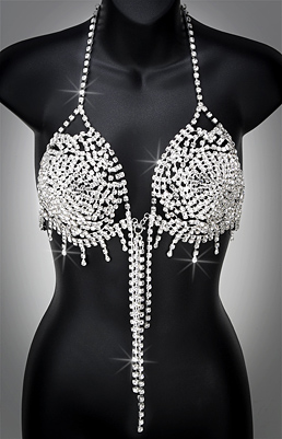 DS Rhinestone Large Bra 04L