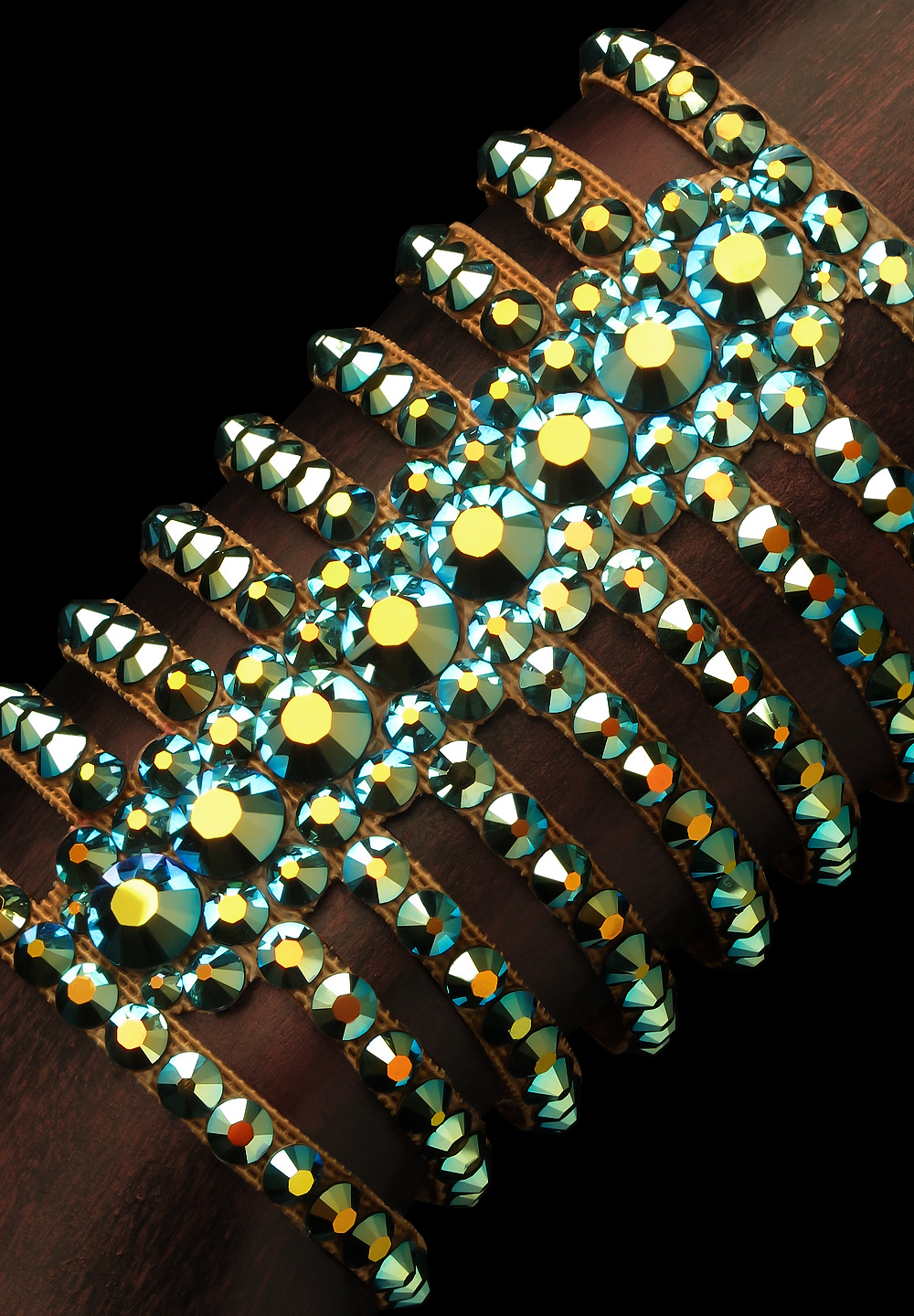 Bettina Rhinestone Bracelet HJ204 Jet AB Rhinestone Jewelry