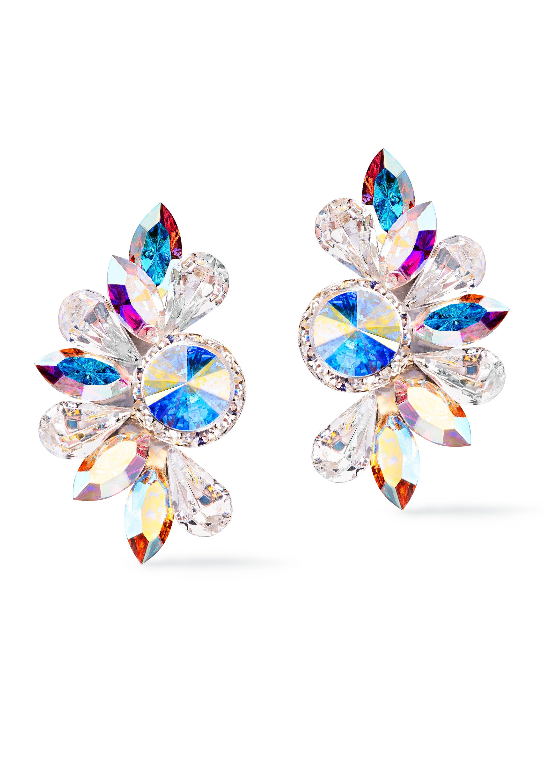 Rhinestone Earring 2043 CAB Rhinestone Jewelry