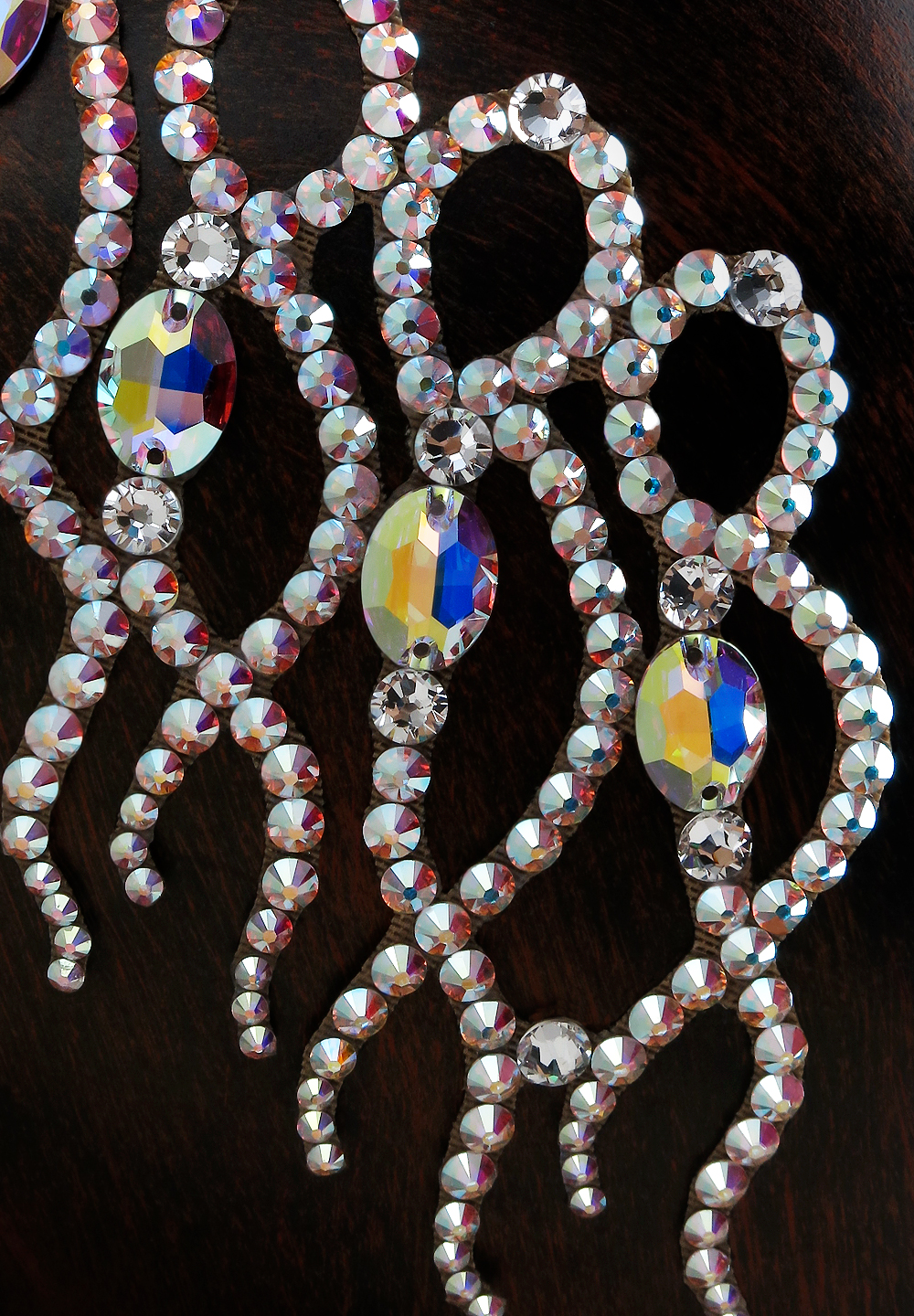 Verona Rhinestone Hairpiece CX109 Crystal AB Rhinestone Jewelry