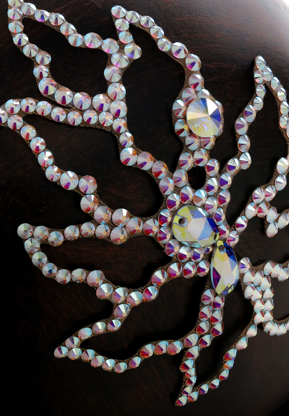 Verona Rhinestone Hairpiece CX121 Crystal AB Rhinestone Jewelry