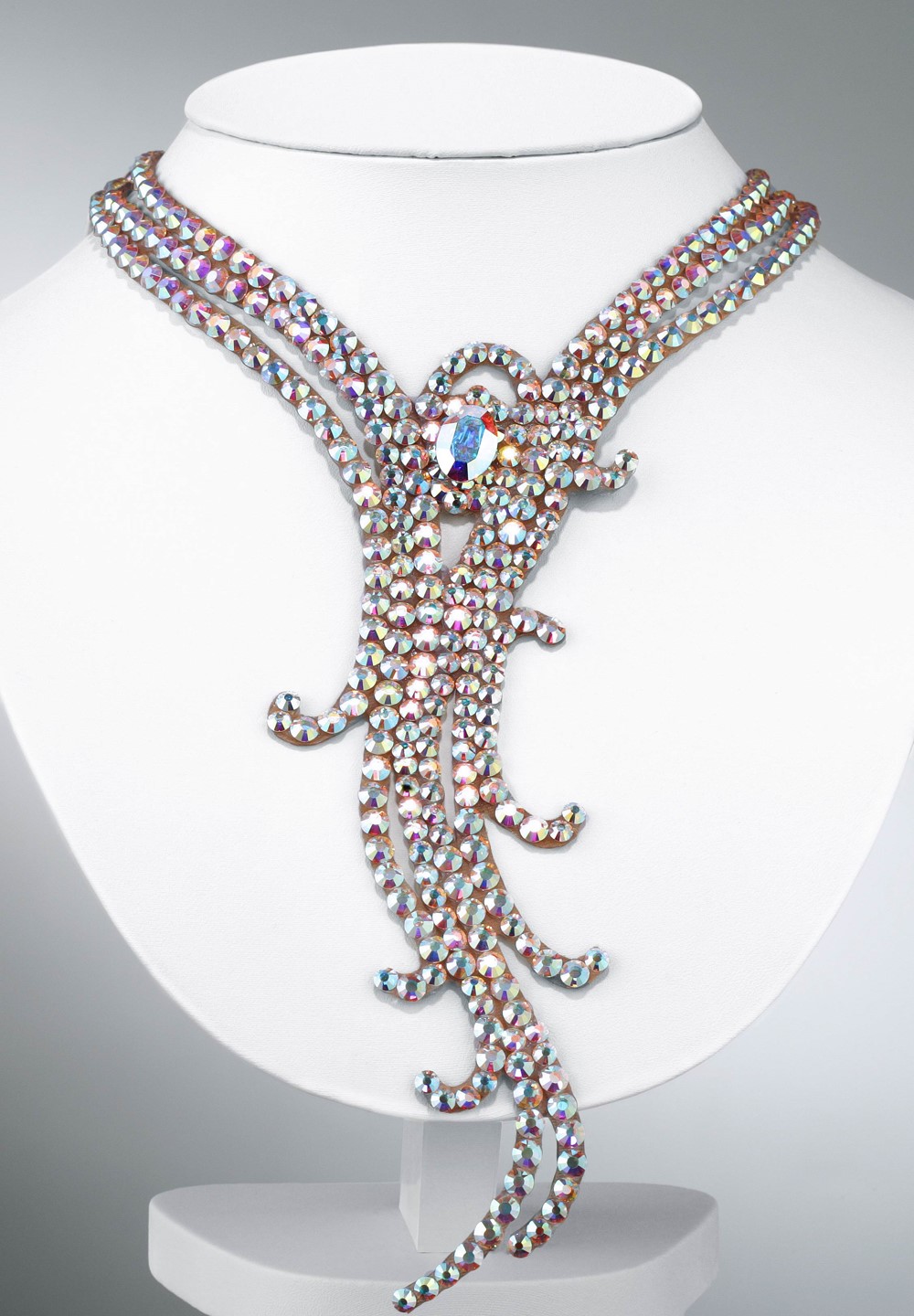 Zdenka Arko Crystal AB Rhinestone Necklace NC1100212 Rhinestone Jewelry