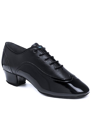 International Dance Shoes IDS Jones -Black Calf/Black Patent